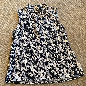 Style & Co. Black and White Short Sleeve Top